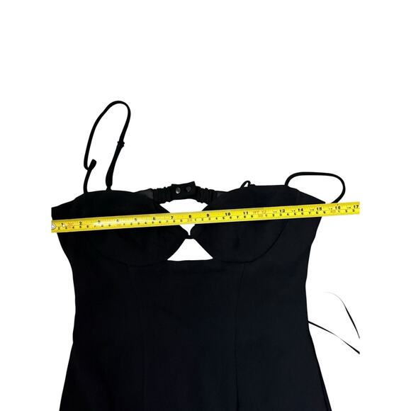 Bardot Womens Vienna Black Open Back Midi Cocktail And Party Dress Size 4 - Picture 10 of 10